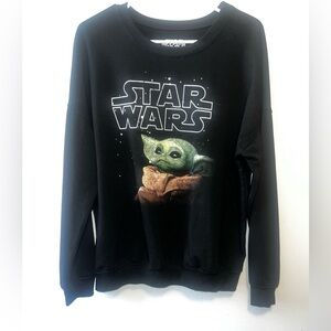 Star Wars Black and Green Crewneck Sweater